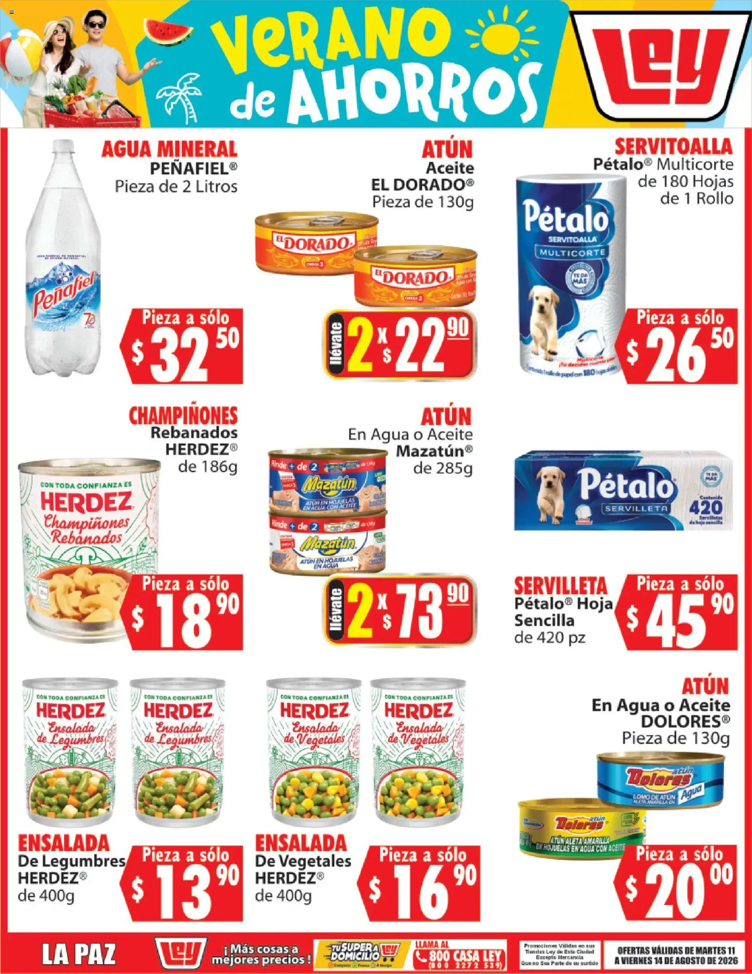 Vista previa las ofertas de la tienda Casa Ley - Casa Ley folleto Verano de ahorros desde el 11/08/2026 