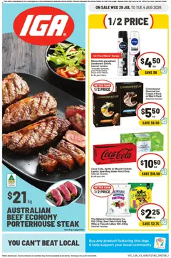Preview of catalogue IGA catalogue from shop IGA valid 29/07/2026
