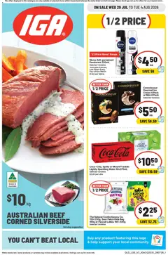 Preview of catalogue IGA catalogue from shop IGA valid 29/07/2026
