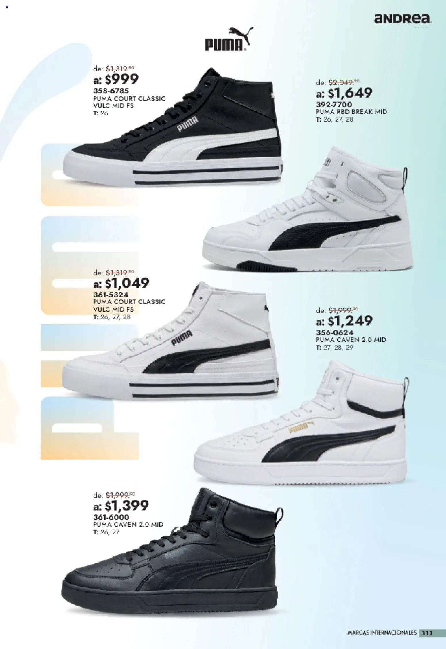 Vista previa las ofertas de la tienda Andrea - Andrea catálogo Outlet desde el 26/07/2026 
