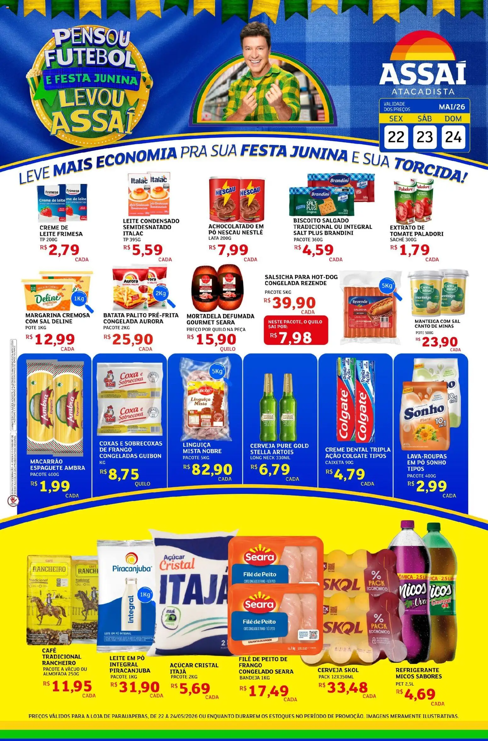 Pré-Visualização do folheto "Assaí Atacadista ofertas - PA" da loja Assaí Atacadista válido a partir de 22/05/2026