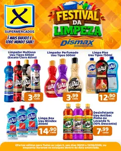 Pré-Visualização do folheto "X Supermercados ofertas Dismax" da loja X Supermercados válido a partir de 30/05/2026