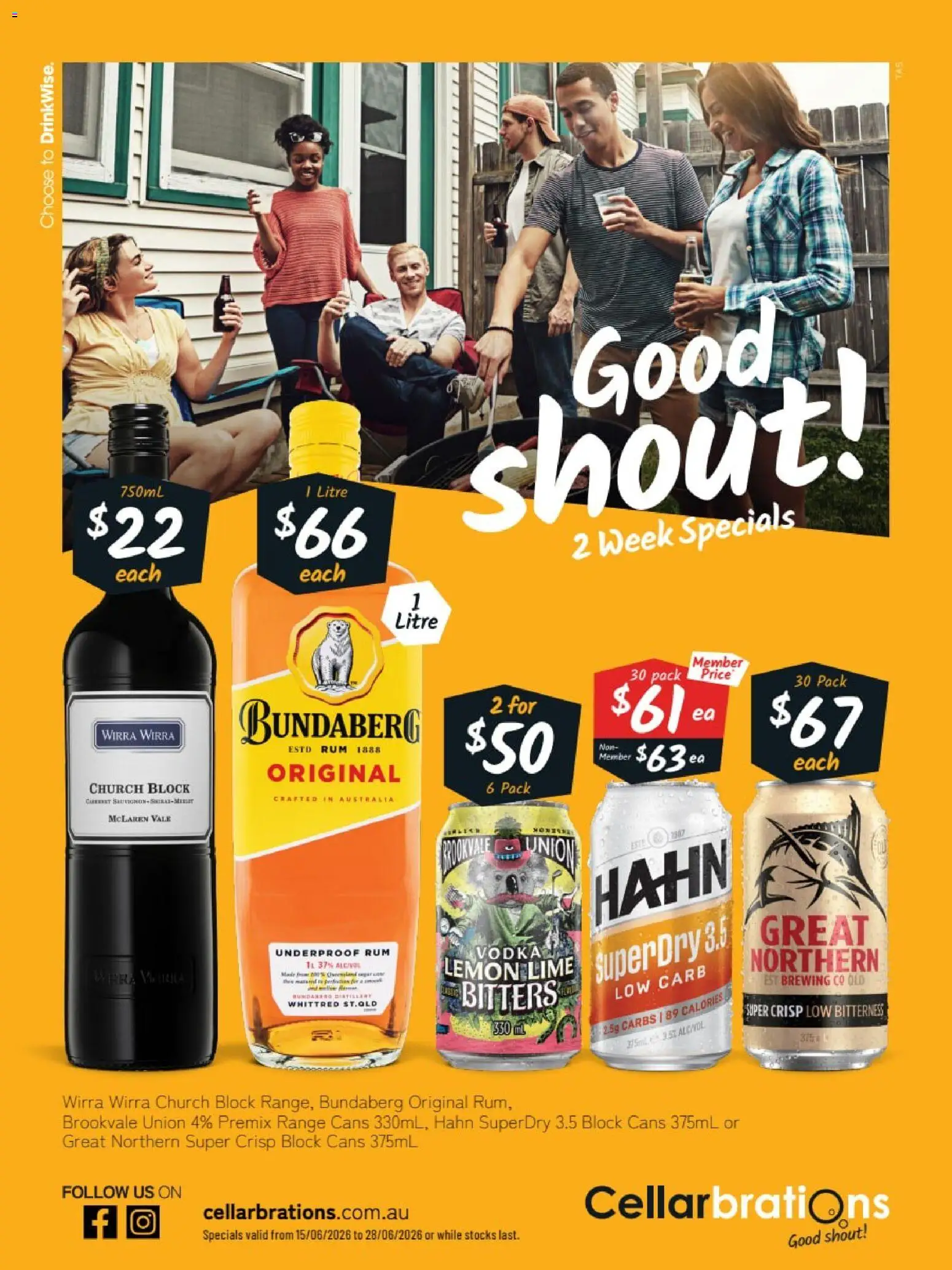 Preview of catalogue Cellarbrations catalogue TAS from shop Cellarbrations valid 15/06/2026