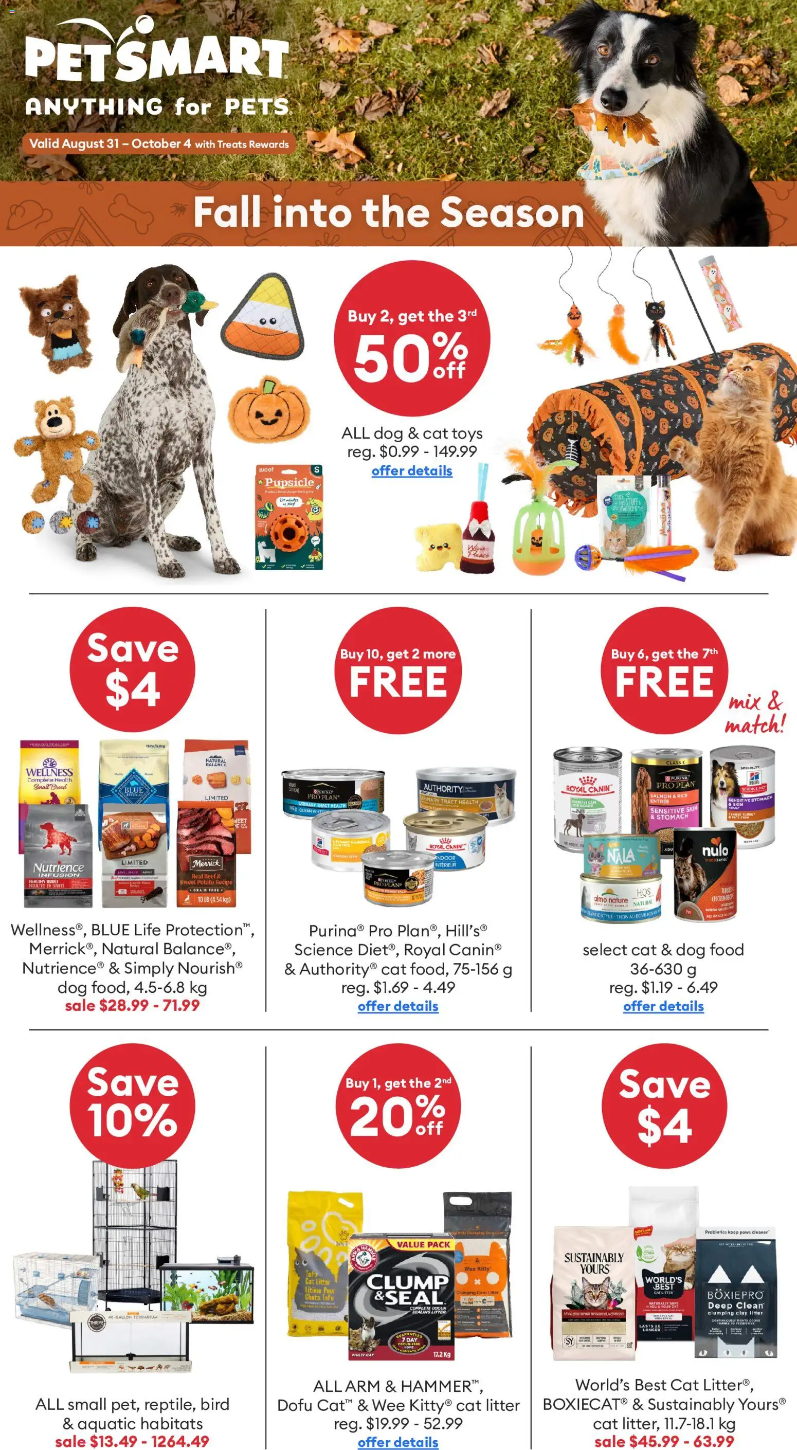 Preview of leaflet Petsmart - Monthly Flyer from shop Petsmart is valid from Aug 31, 2026