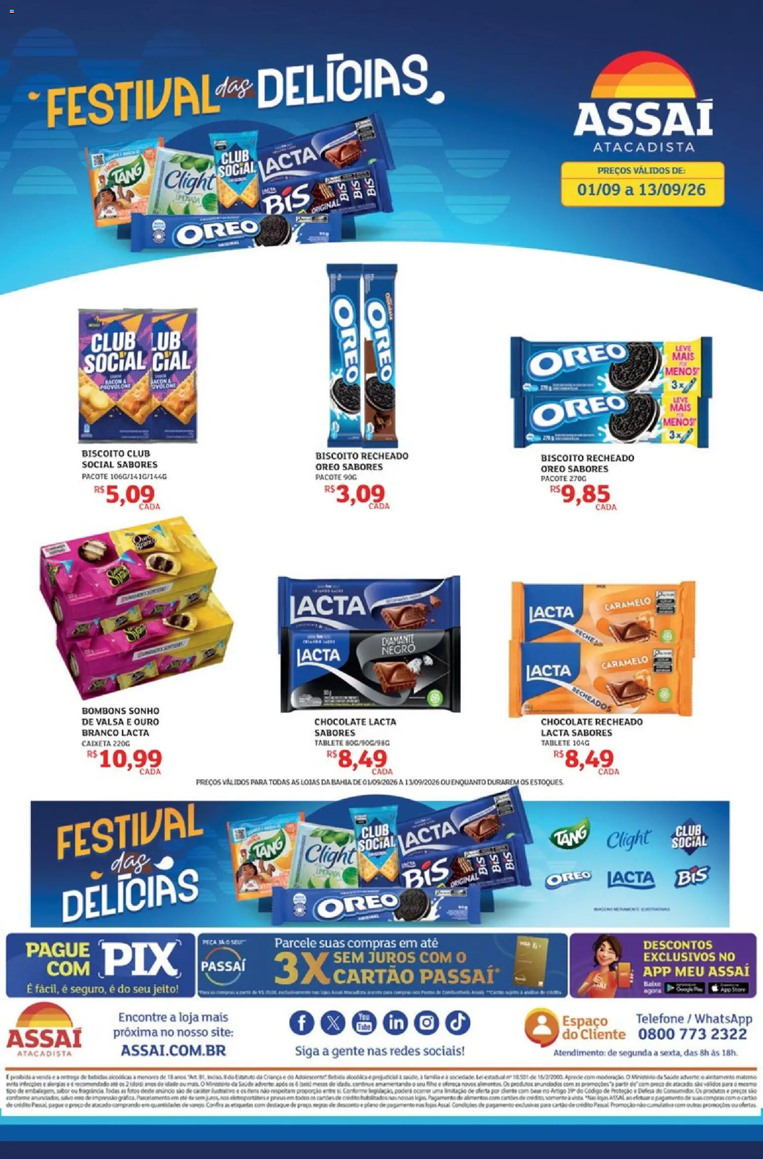 Pré-Visualização do folheto "Assaí Atacadista ofertas - BA" da loja Assaí Atacadista válido a partir de 01/09/2026