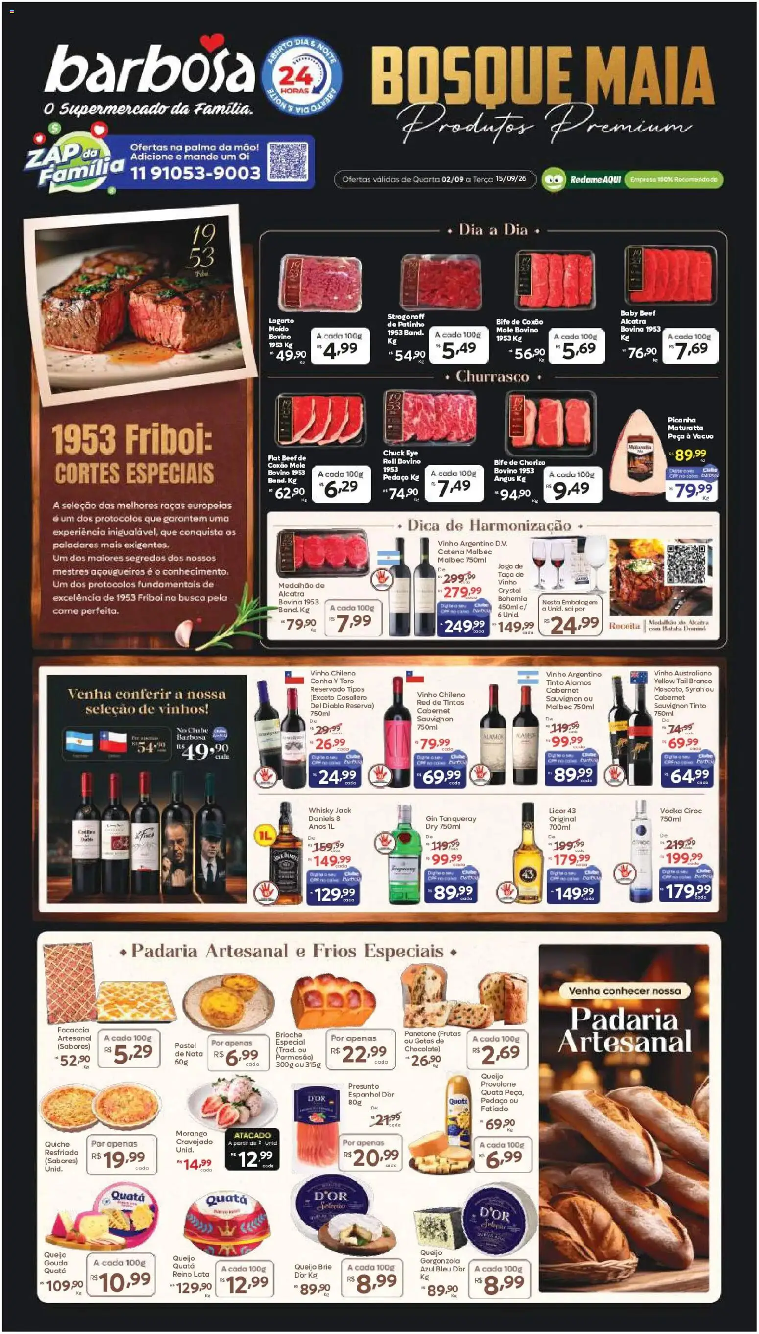 Pré-Visualização do folheto "Barbosa Supermercados ofertas Loja Bosque Maia" da loja Barbosa Supermercados válido a partir de 02/09/2026