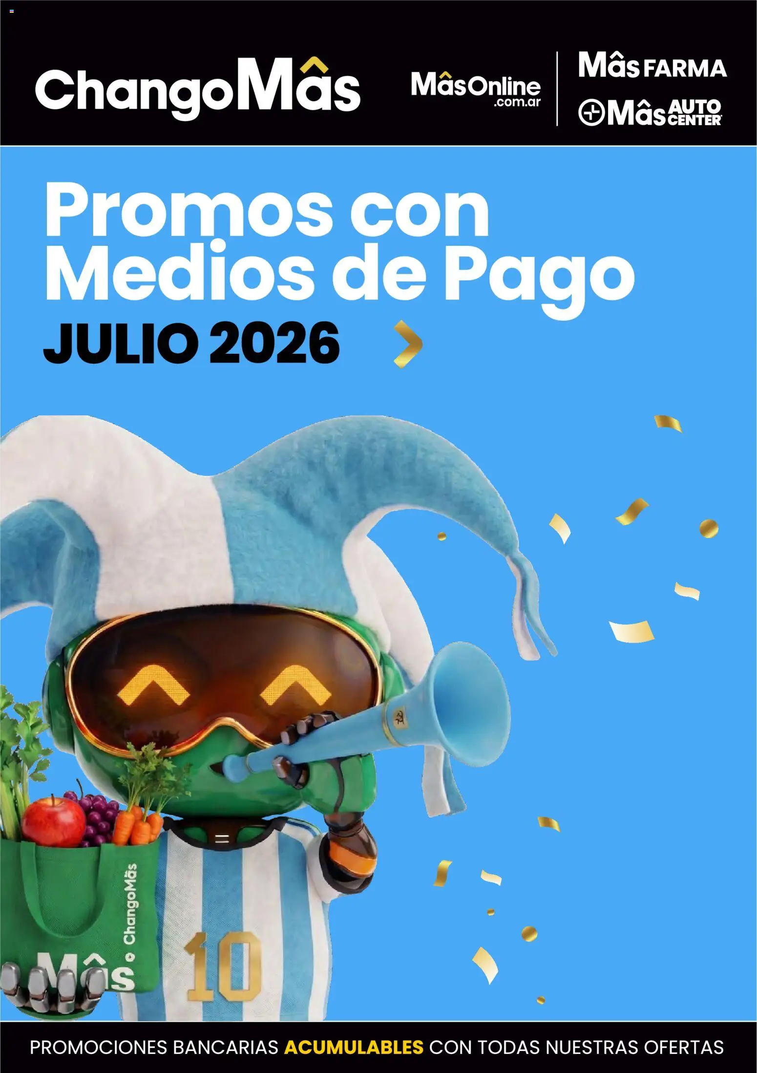 Vista previa del folleto de la tienda Changomas válido desde el 01/07/2026 