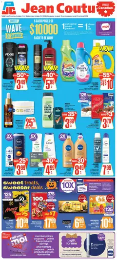 Un aperçu du dépliant Jean Coutu weekly flyer du magasin Jean Coutu est valide à partir 15 oct. 2026