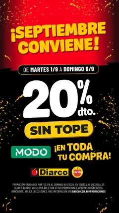 Vista previa del folleto de la tienda Diarco válido desde el 01/09/2026 