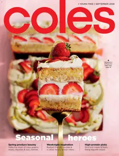Preview of catalogue Coles catalogue September 2026 from shop Coles valid 01/09/2026