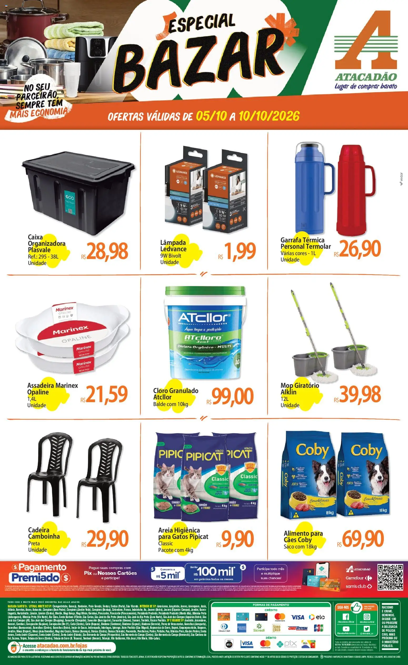 Pré-Visualização do folheto "Atacadão ofertas - SP" da loja Atacadão válido a partir de 05/10/2026
