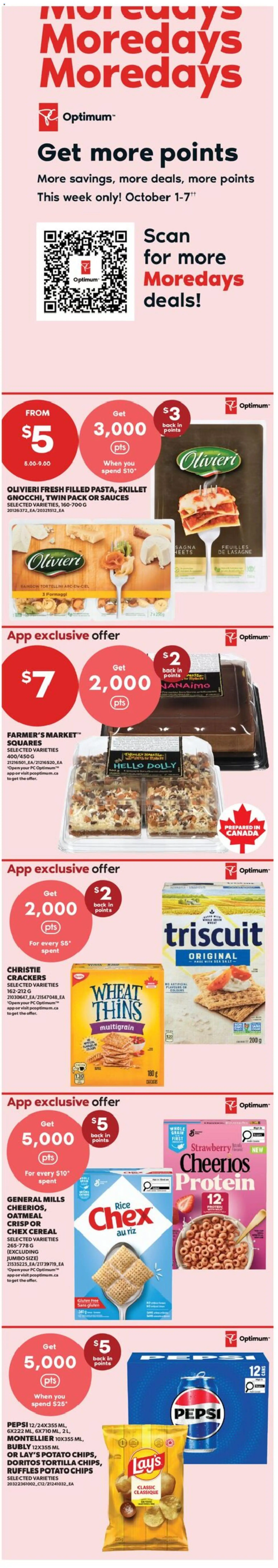 Preview of leaflet Real Canadian Superstore weekly flyer / circulaire from shop Real Canadian Superstore is valid from Oct 01, 2026