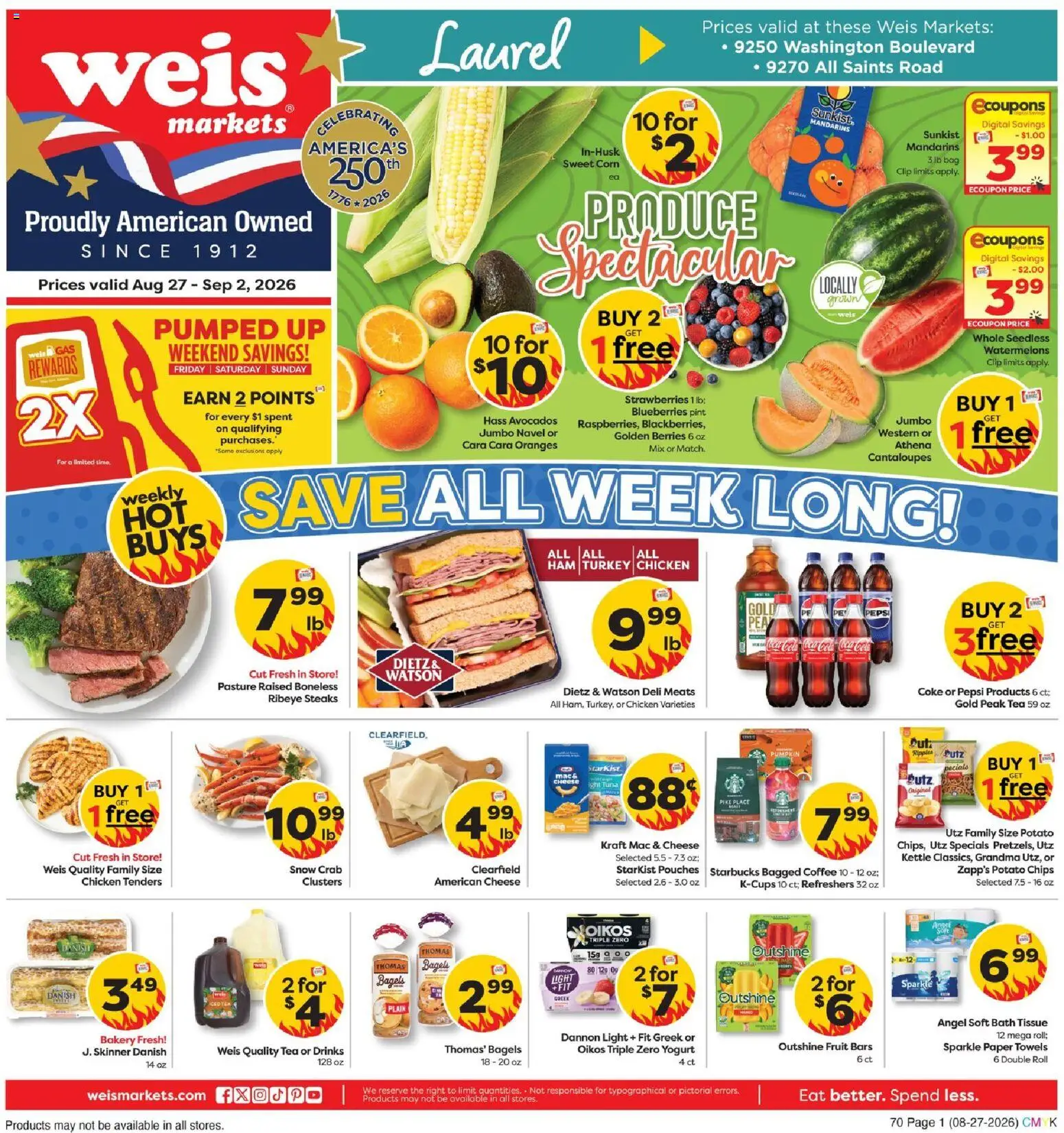 Ad Preview of Weis Weis Grand Re-opening from 08/27/2026