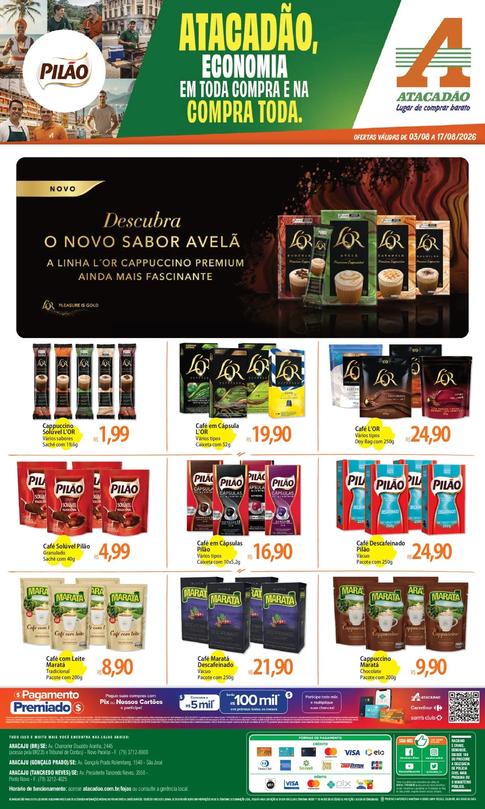 Pré-Visualização do folheto "Atacadão ofertas - SE" da loja Atacadão válido a partir de 03/08/2026