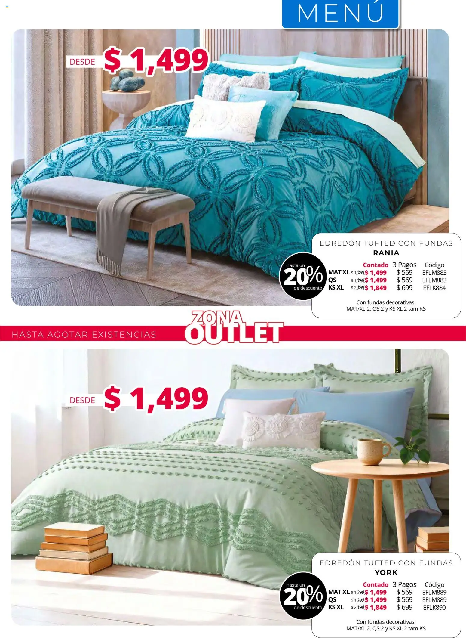 Vista previa las ofertas de la tienda Colchas Concord - Colchas Concord catálogo desde el 01/05/2026 