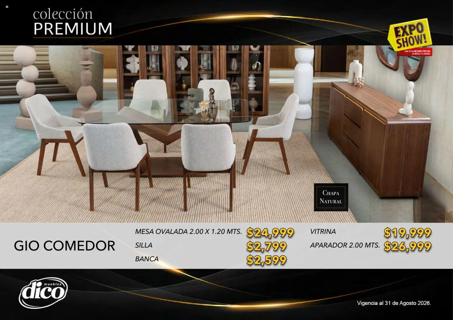 Vista previa las ofertas de la tienda Muebles Dico - Muebles Dico catálogo Colección Premium desde el 01/08/2026 
