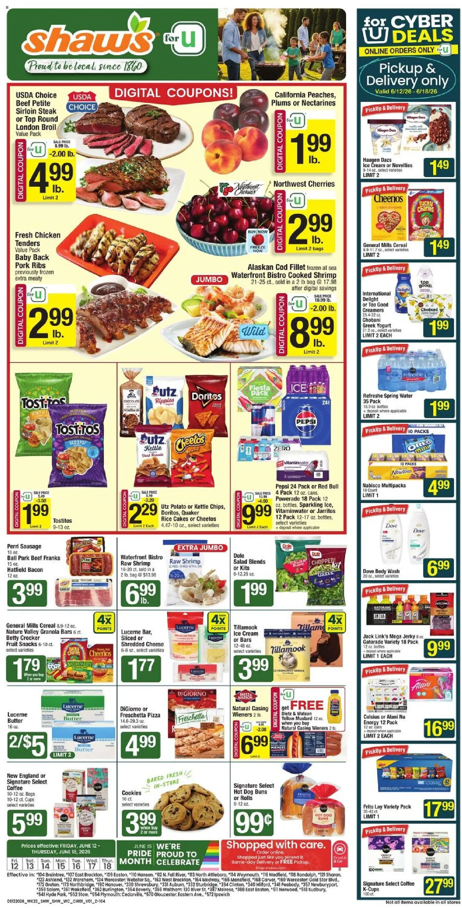 Ad Preview of Shaw's Shaw's Weekly Ad from 06/12/2026