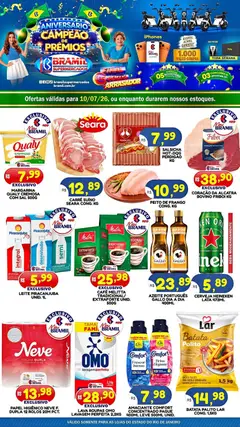 Pré-Visualização do folheto "Bramil Supermercados ofertas do Dia" da loja Bramil Supermercados válido a partir de 10/07/2026