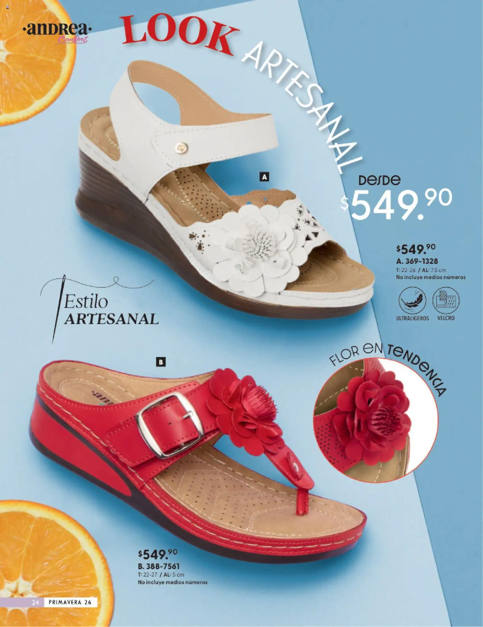 Vista previa las ofertas de la tienda Andrea - Catálogo Calzado Confort desde el 25/01/2026 