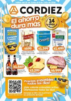 Vista previa del folleto de la tienda Cordiez válido desde el 25/06/2026 