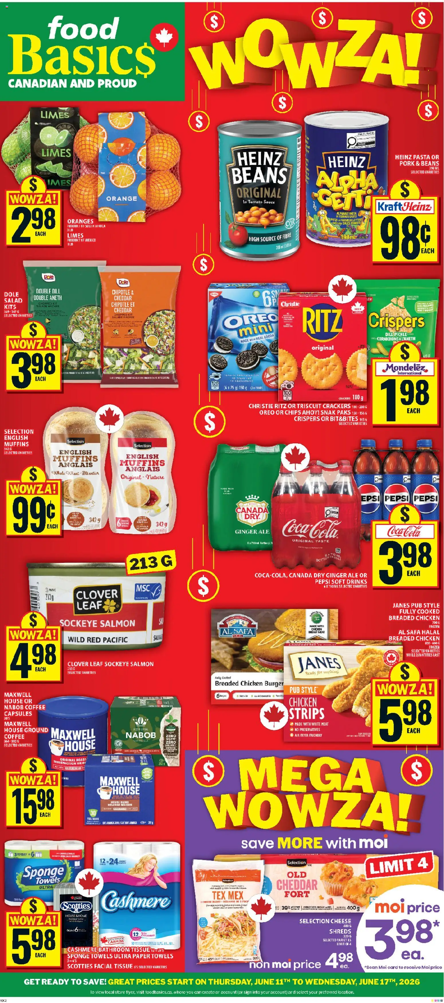 Preview of leaflet Food Basics weekly flyer - Cornwall from shop Food Basics is valid from Jun 11, 2026