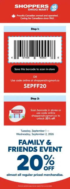 Preview of leaflet Shoppers - Event from shop Shoppers is valid from Sep 01, 2026