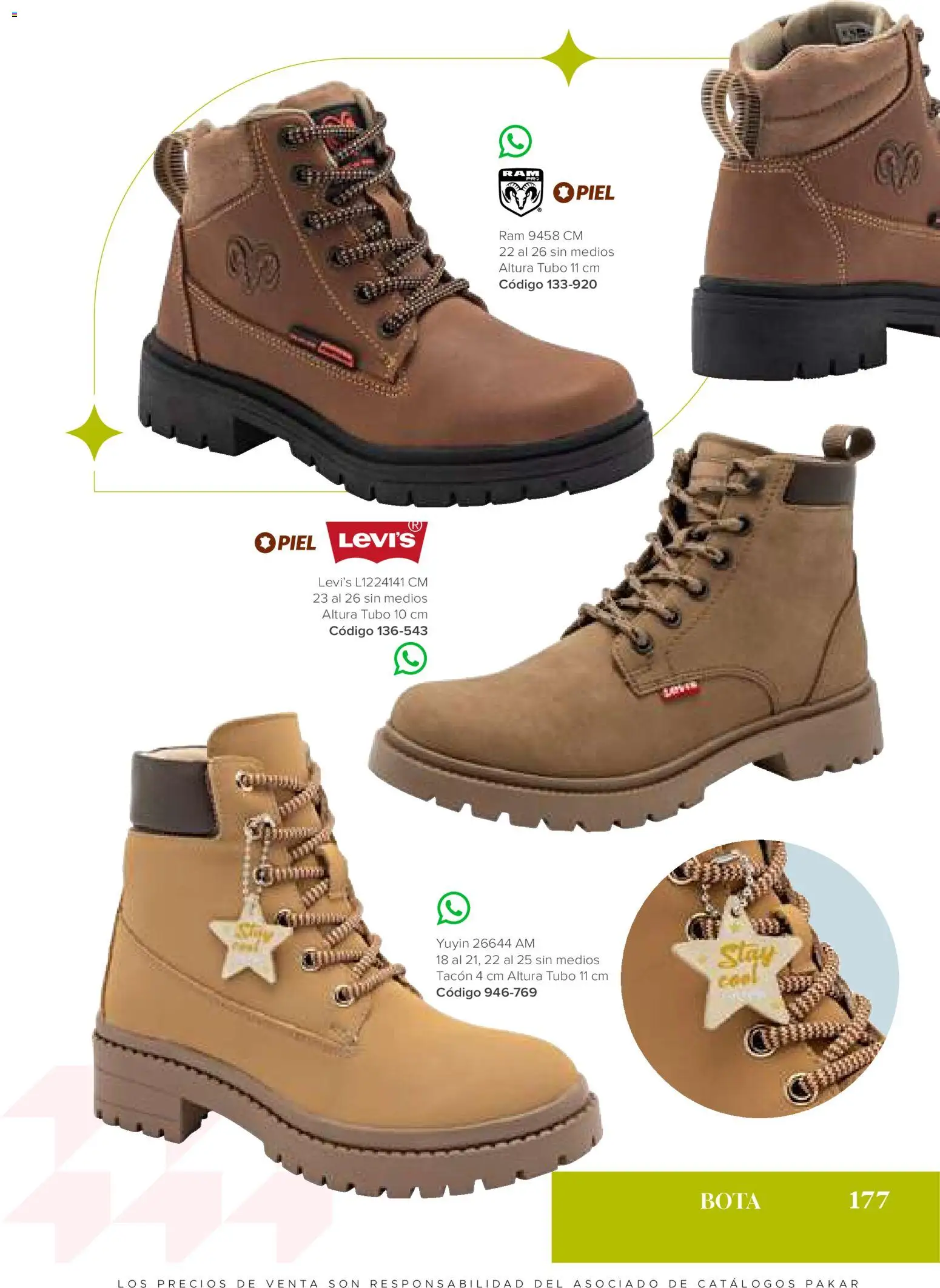 Vista previa las ofertas de la tienda SC Pakar - SC Pakar catálogo Bota desde el 31/07/2026 