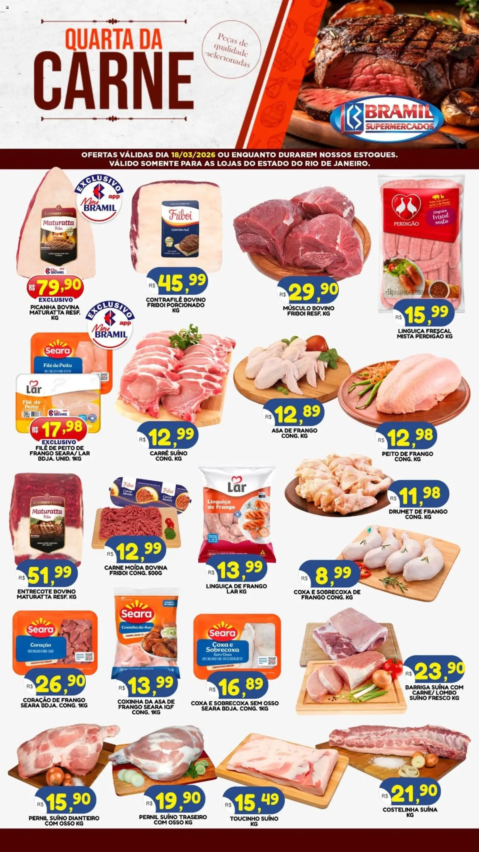 Bramil Supermercados Bramil Supermercados ofertas Quarta da Carne (de ...