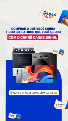 Pré-Visualização do folheto "Casas Bahia ofertas" da loja Casas Bahia válido a partir de 14/08/2026