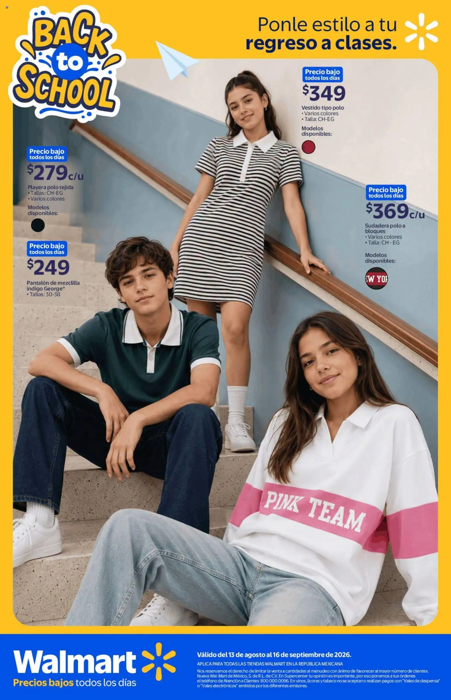 Vista previa las ofertas de la tienda Walmart - Walmart folleto Back to School desde el 13/08/2026 