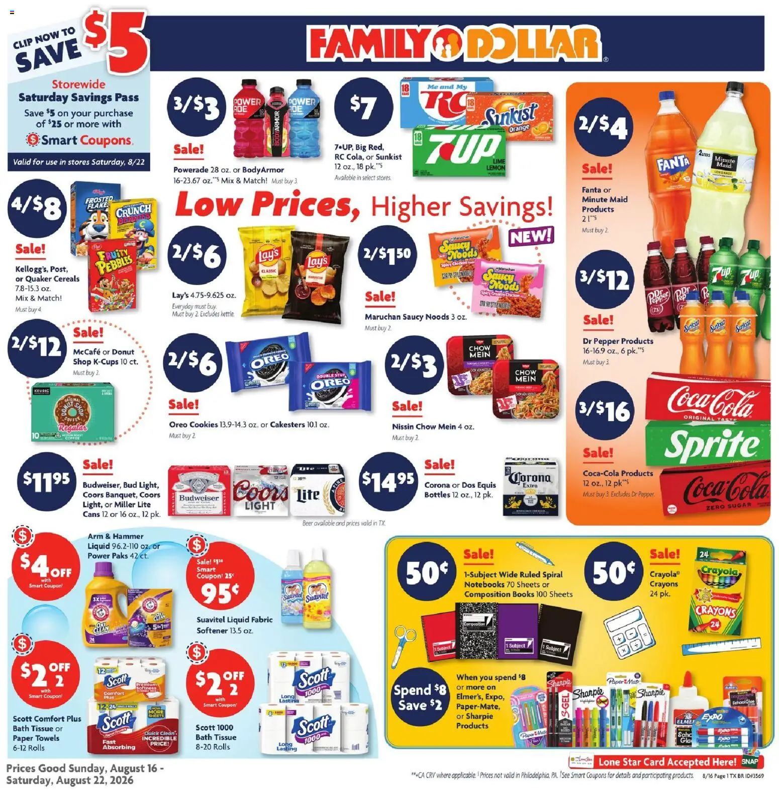 Ad Preview of Family Dollar Family Dollar Weekly Ad from 08/16/2026
