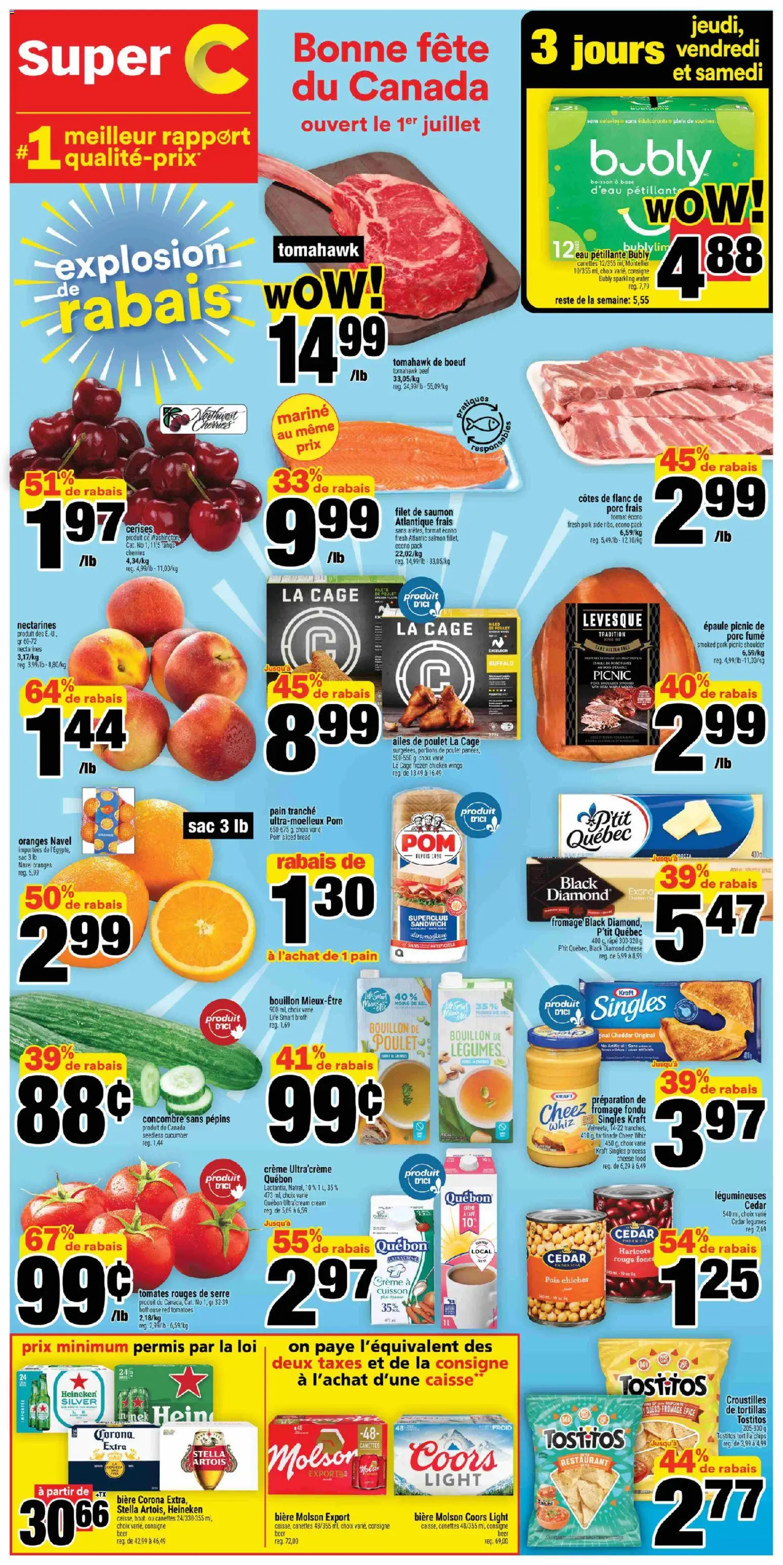 Preview of leaflet Super C weekly flyer / circulaire from shop Super C is valid from Jun 25, 2026