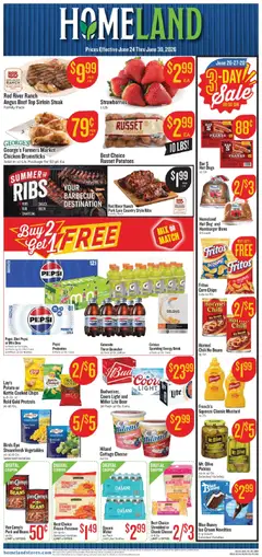 Ad Preview of Homeland Homeland Weekly Ad from 06/24/2026