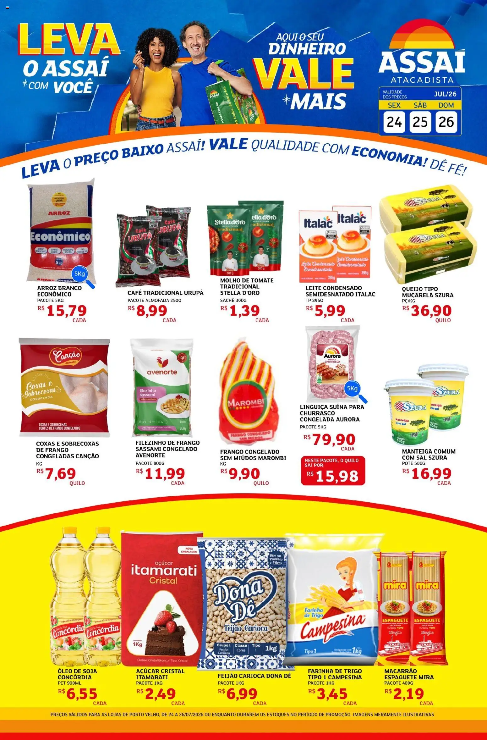 Pré-Visualização do folheto "Assaí Atacadista ofertas - RO" da loja Assaí Atacadista válido a partir de 24/07/2026