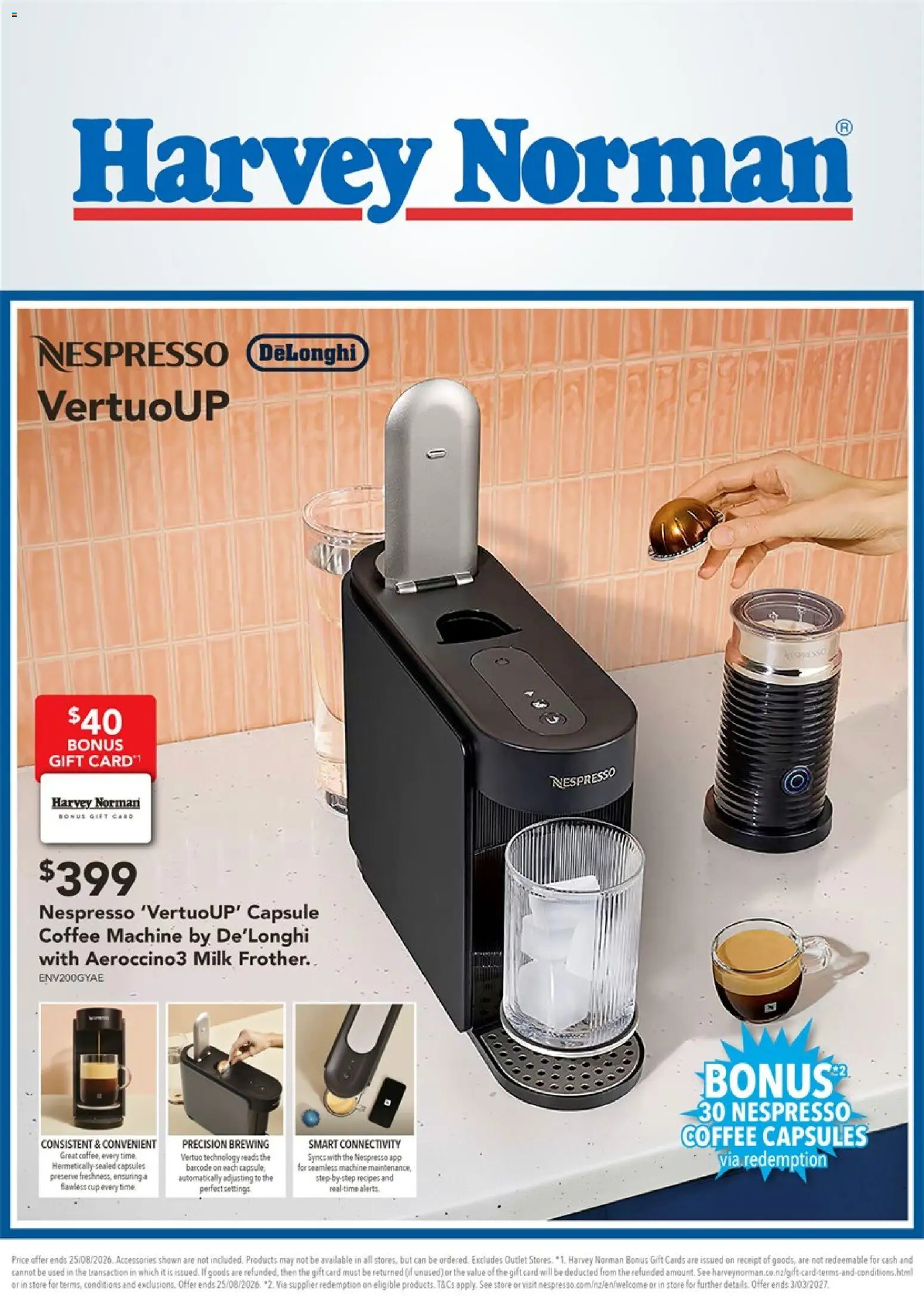 Preview of catalogue Harvey Norman Under 500$ deals on small appliances from shop Harvey Norman valid 20 Aug 2026