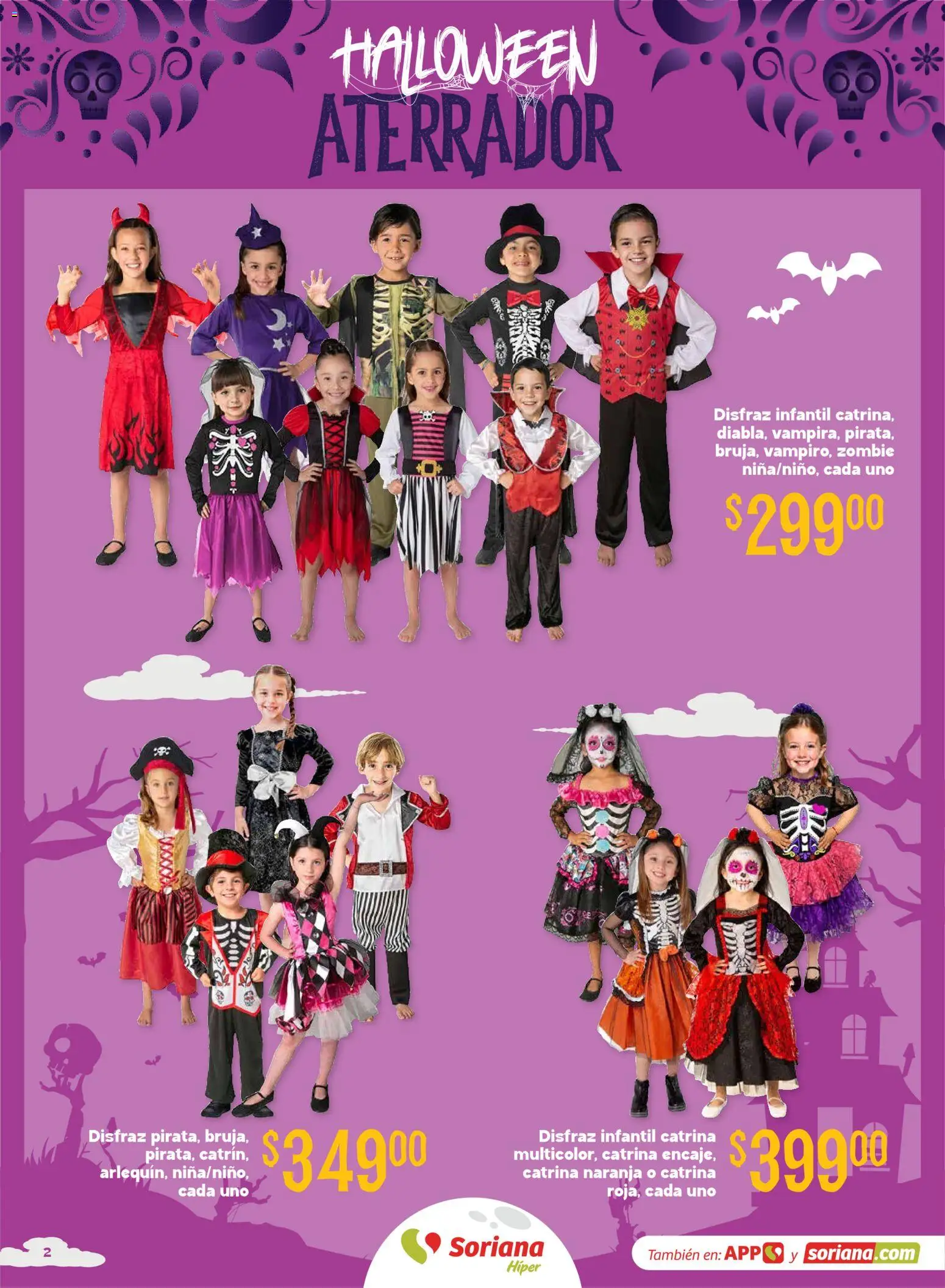 Vista previa las ofertas de la tienda Soriana - Soriana Híper - Halloween y Día de muertos desde el 01/10/2026 