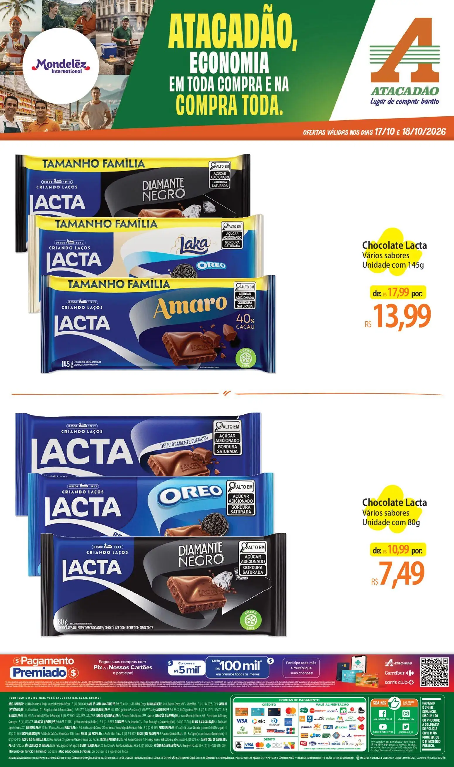 Pré-Visualização do folheto "Atacadão ofertas - PE" da loja Atacadão válido a partir de 17/10/2026
