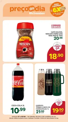 Pré-Visualização do folheto "Supermercado Guanabara - Ofertas da semana" da loja Supermercado Guanabara válido a partir de 07/08/2026