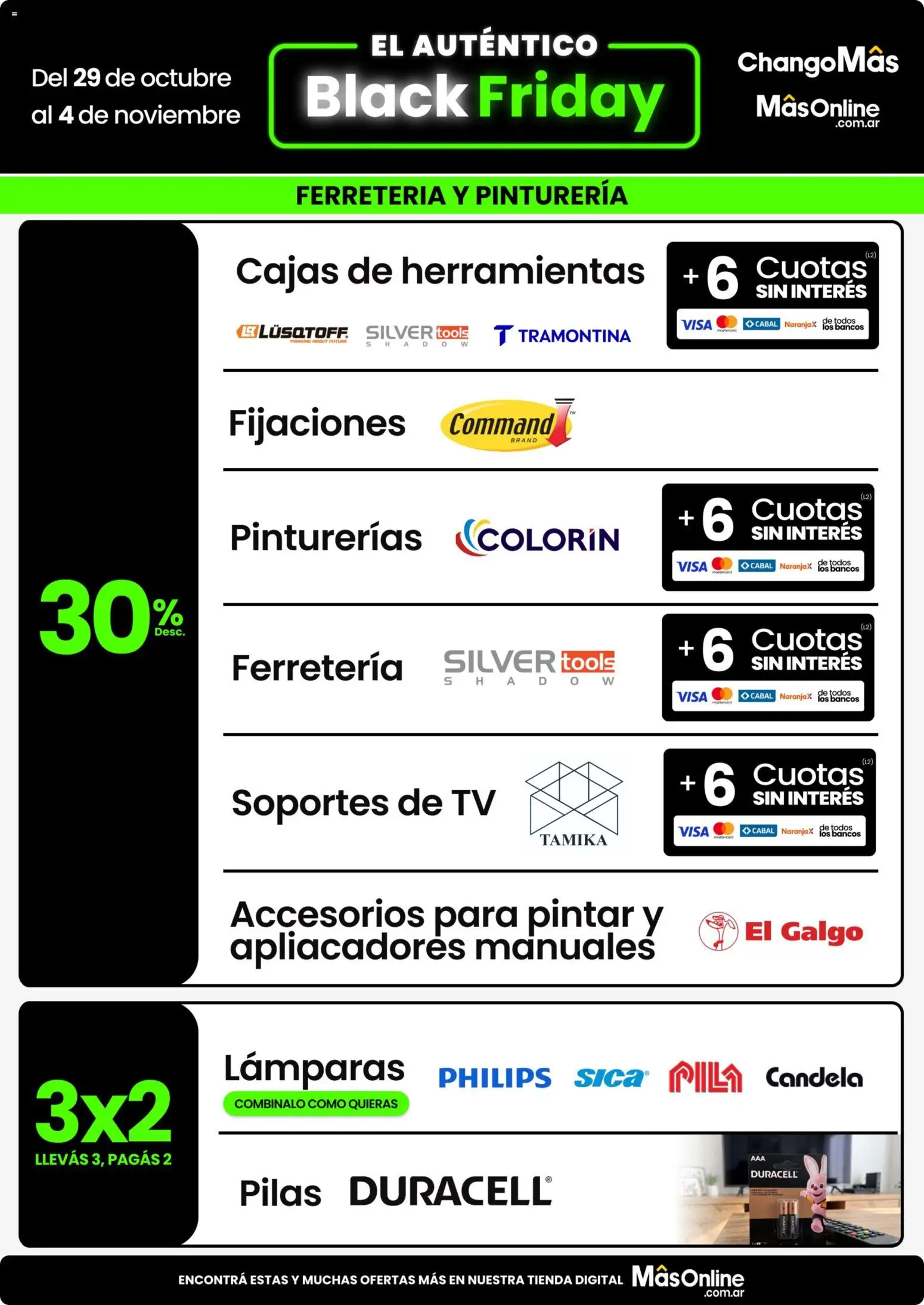 Vista previa del folleto de la tienda Changomas válido desde el 29/10/2026 