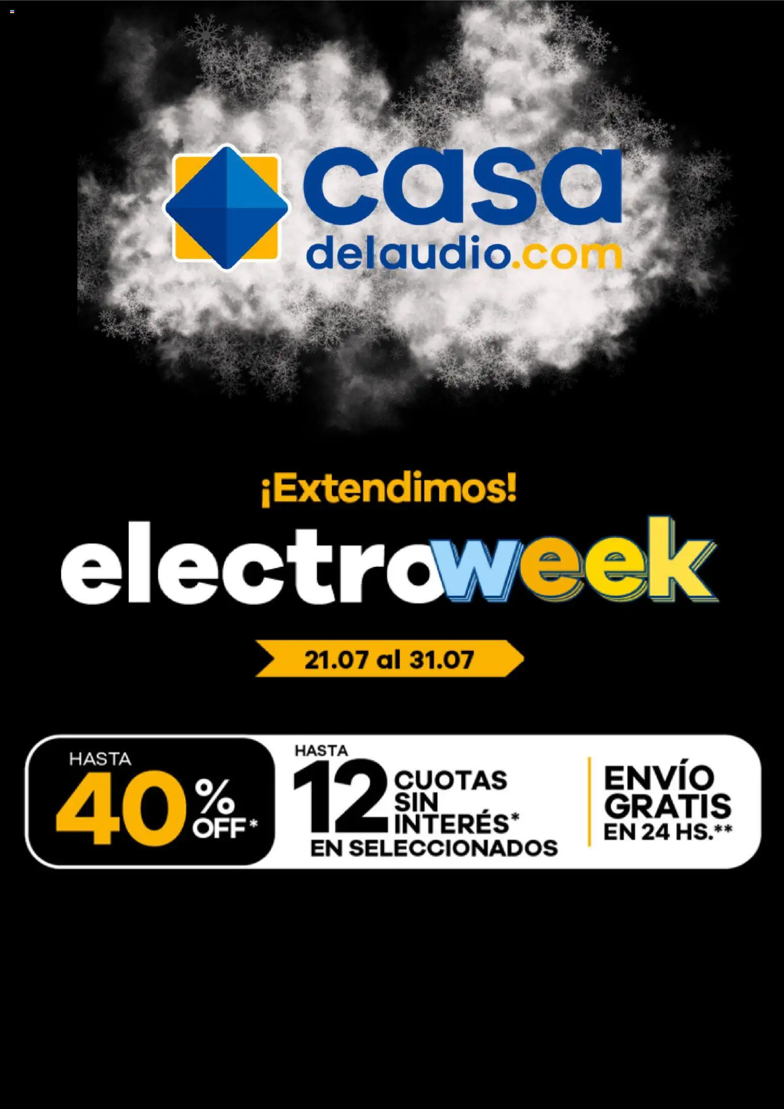 Vista previa del folleto de la tienda Casa del Audio válido desde el 27/07/2026 