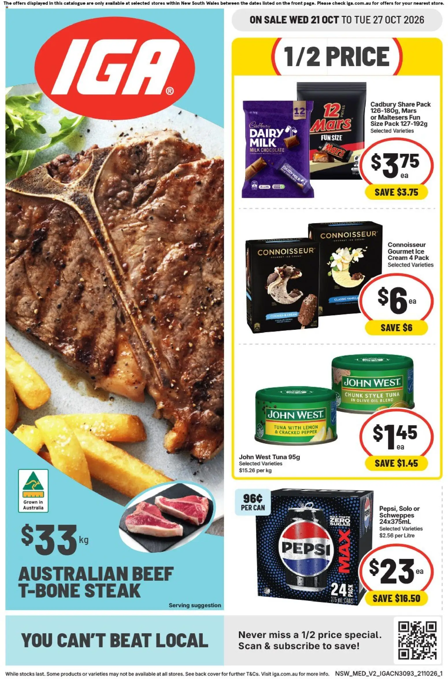 Preview of catalogue IGA catalogue ACT from shop IGA valid 21/10/2026
