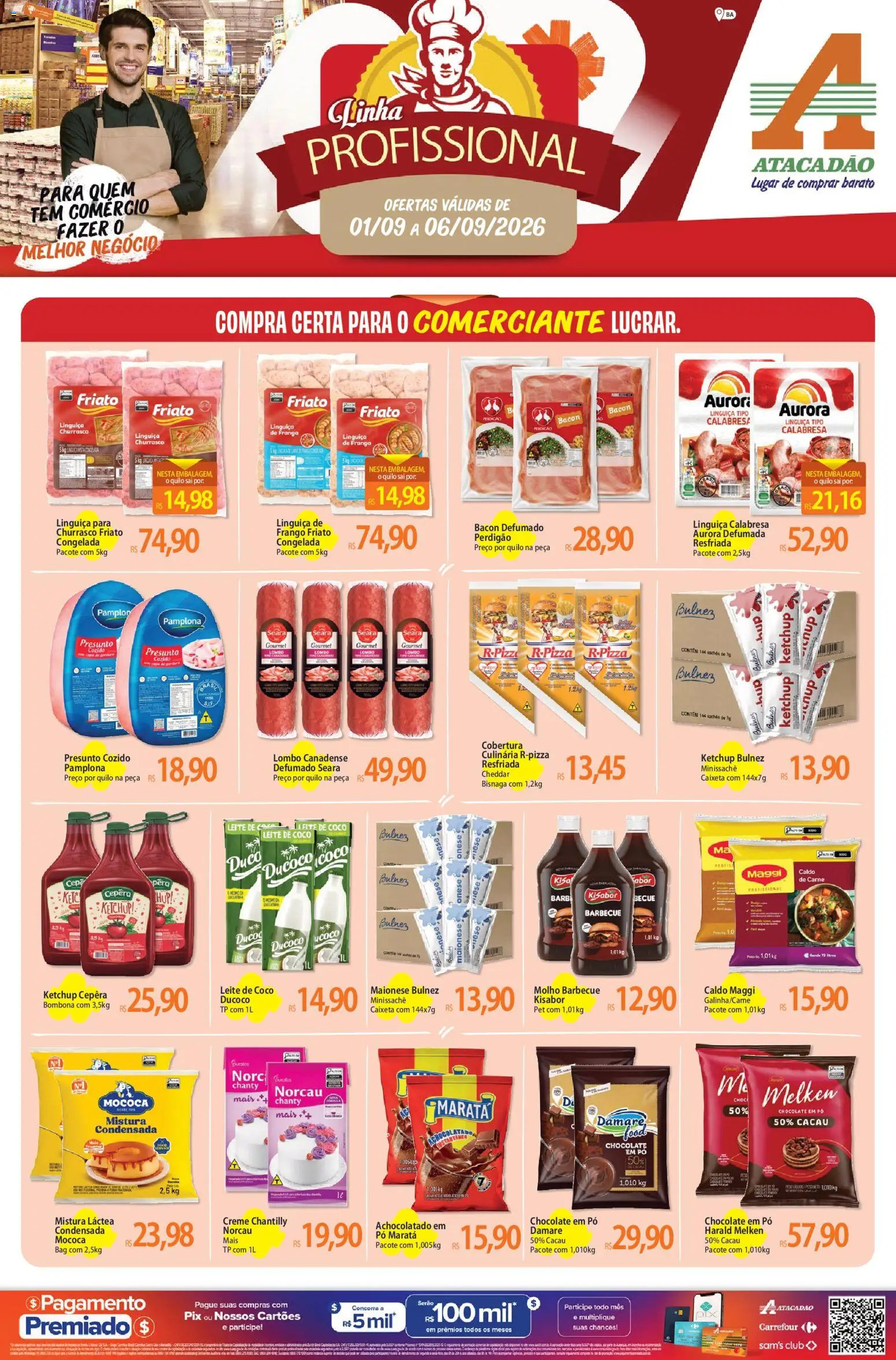 Pré-Visualização do folheto "Atacadão ofertas - BA" da loja Atacadão válido a partir de 01/09/2026
