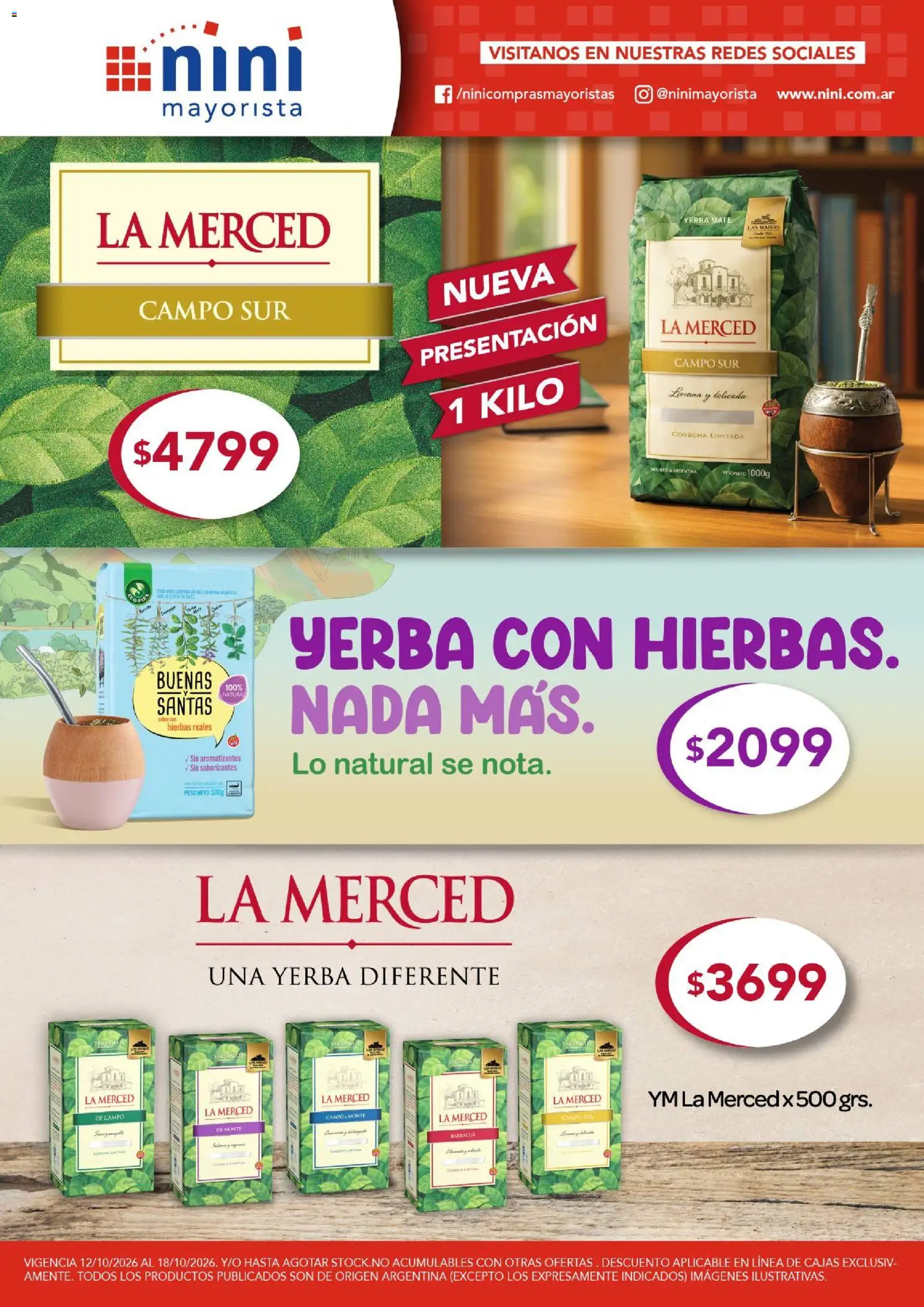 Vista previa del folleto de la tienda NINI Mayorista válido desde el 12/10/2026 