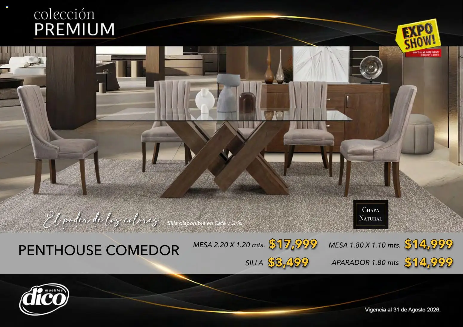 Vista previa las ofertas de la tienda Muebles Dico - Muebles Dico catálogo Colección Premium desde el 01/08/2026 