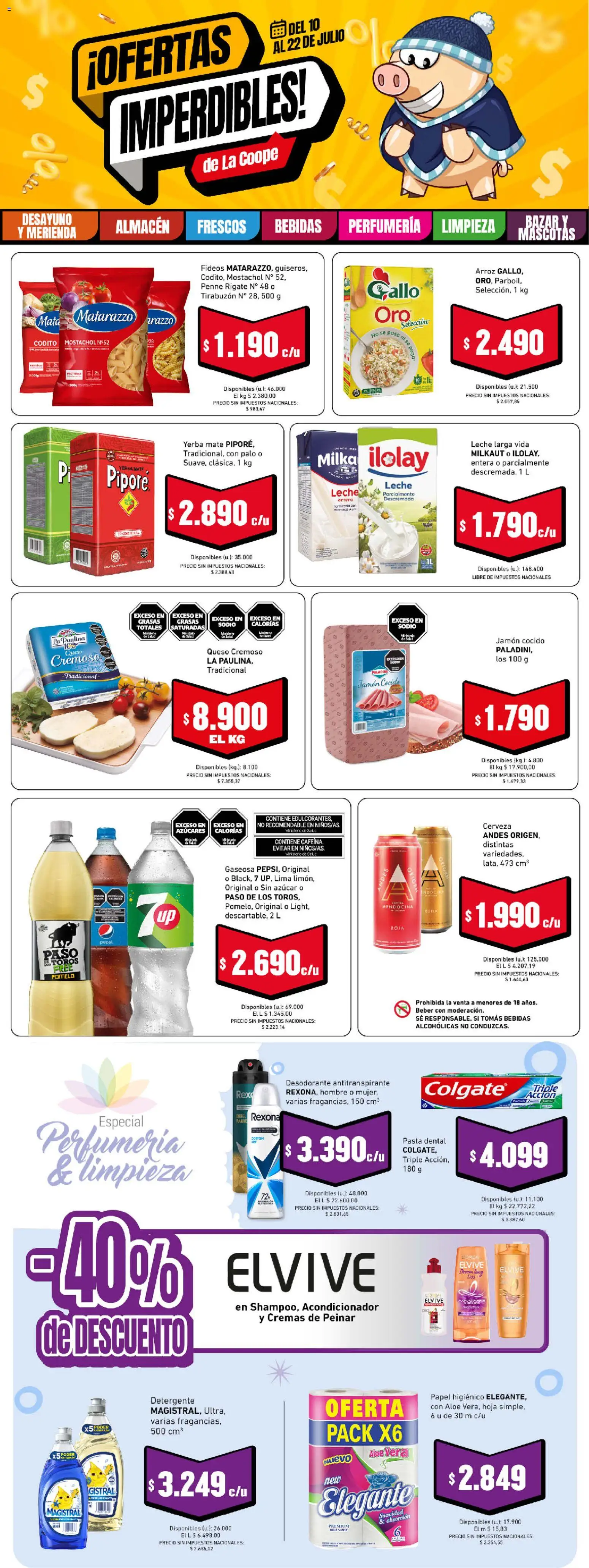 Vista previa del folleto de la tienda Cooperativa Obrera válido desde el 10/07/2026 