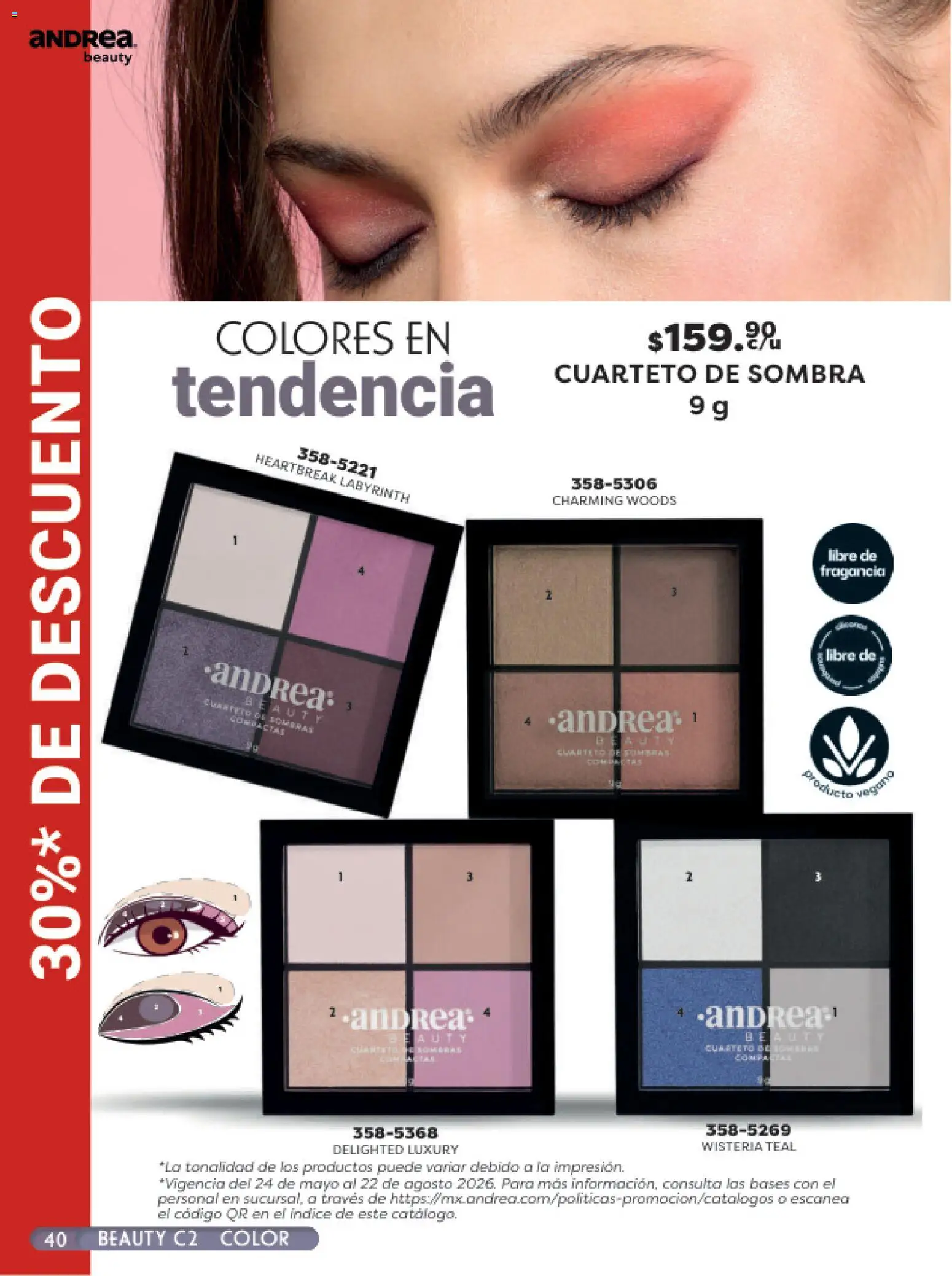 Vista previa las ofertas de la tienda Andrea - Andrea catálogo Beauty desde el 24/05/2026 