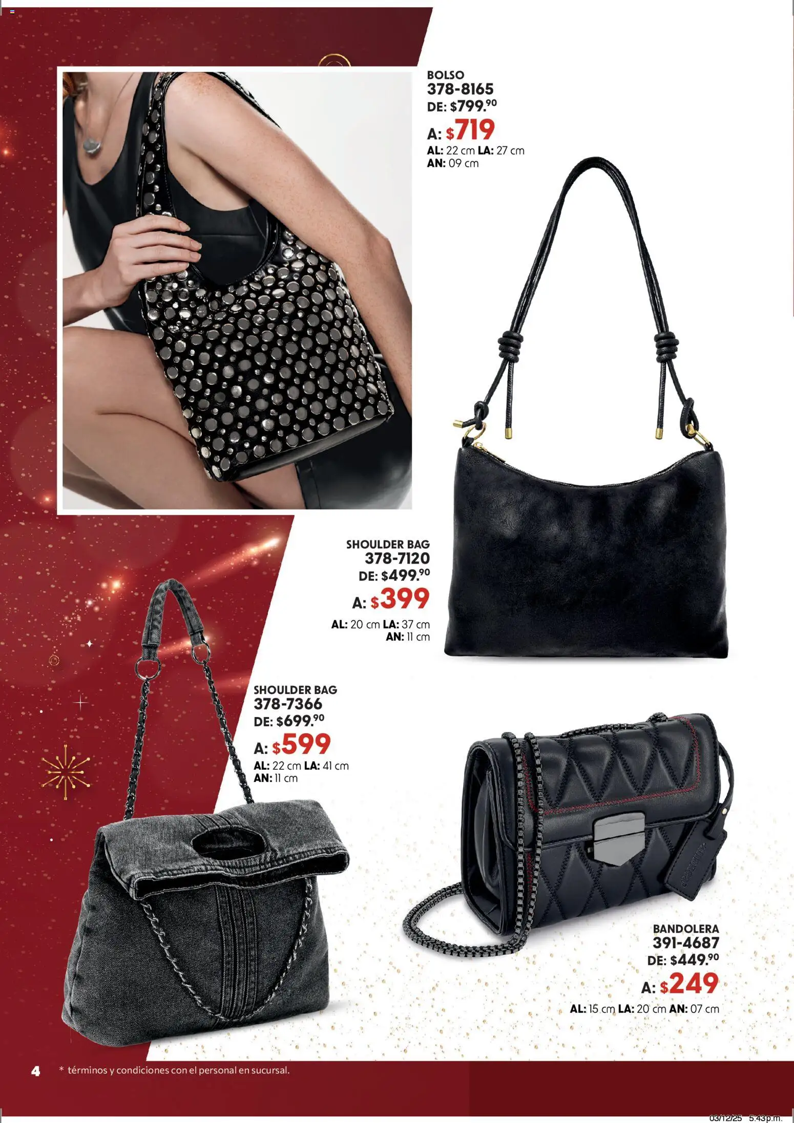 Vista previa las ofertas de la tienda Andrea - Catálogo Accesorízate esta Navidad desde el 07/12/2025 - Bolso