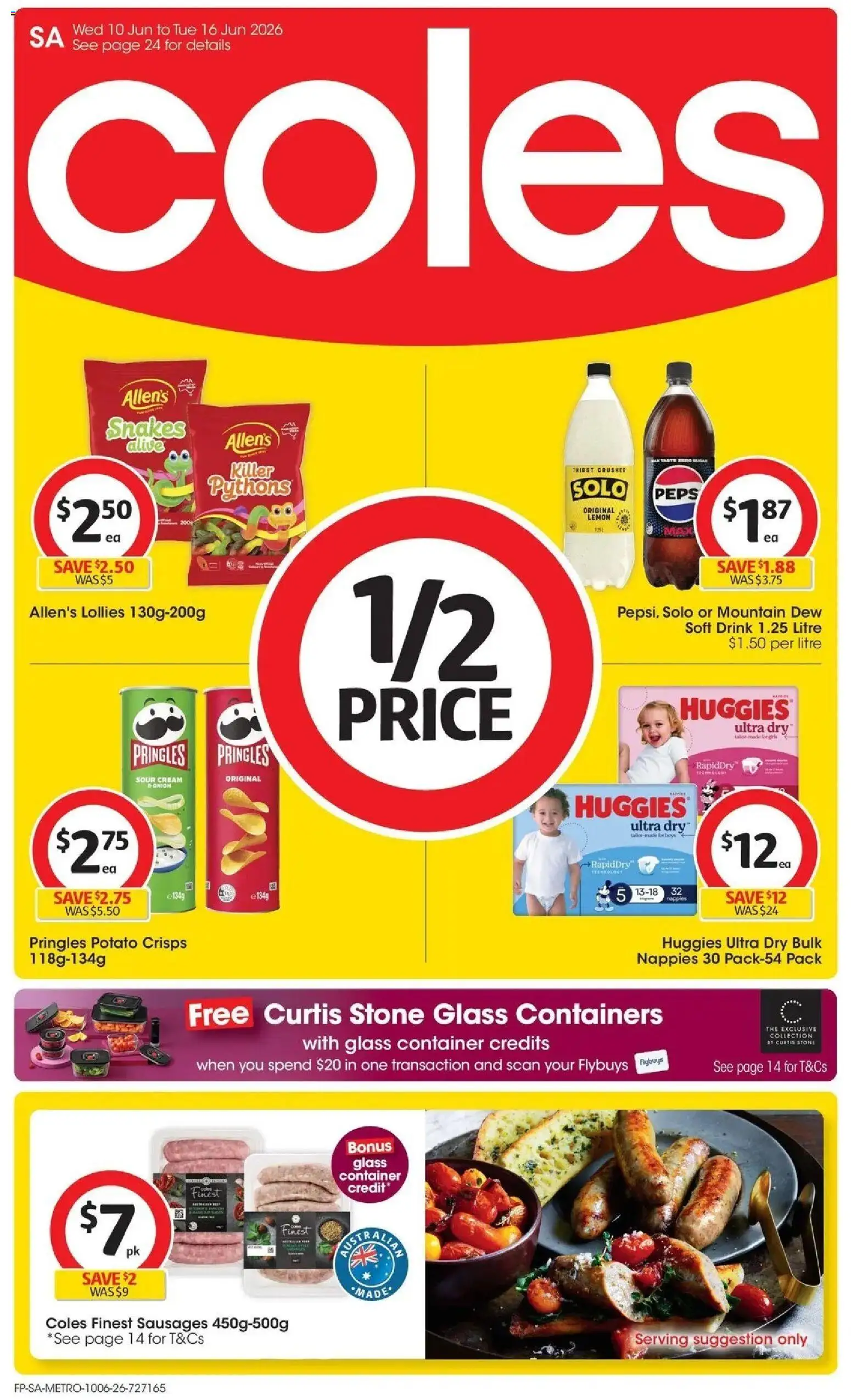 Preview of catalogue Coles catalogue SA from shop Coles valid 10/06/2026