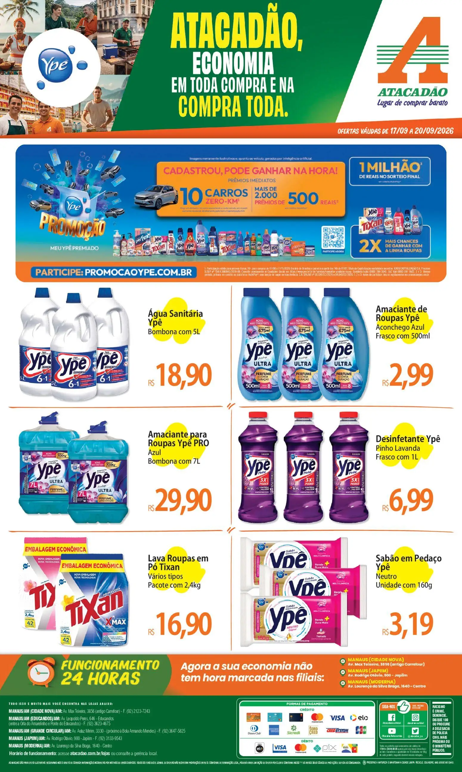 Pré-Visualização do folheto "Atacadão ofertas - AM" da loja Atacadão válido a partir de 17/09/2026