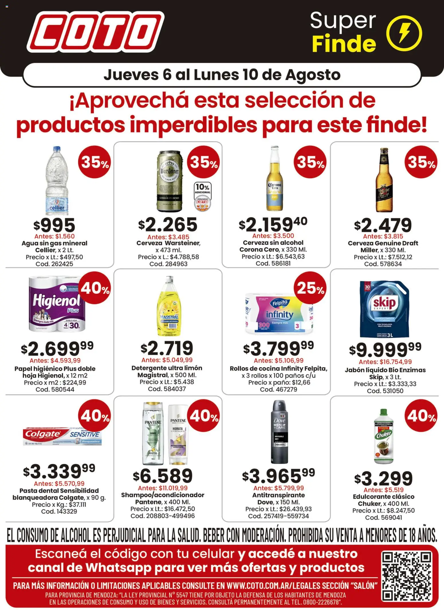 Vista previa del folleto de la tienda Coto válido desde el 06/08/2026 